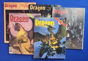 Lot of (5) Dragon Magazines - 57, 82, 107, 146, 169 - Picture 1 of 2