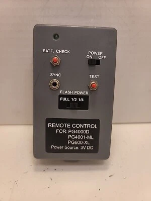Photogenic PG-RC Remote for PG, 4000D, 4000I & 600XL  - Image 1 of 4