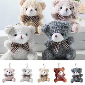 1Pc Doll Pendant Bear Plush Keyring Key Chain Key Ring Teddy Bear Plush Keychain - Picture 1 of 14