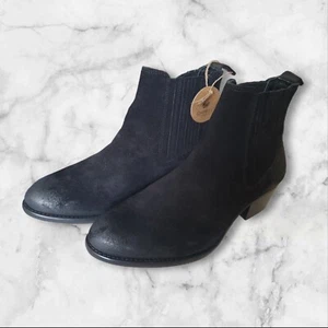Osprey London The Janey Suede Chelsea Boots Black UK 5 RRP £250 Sold Out - Picture 1 of 7