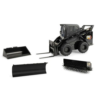 ERTL 1/16 Black High Detail Caterpillar Wheeled 272D2 Skid Steer Loader 85629 - Image 1 of 3