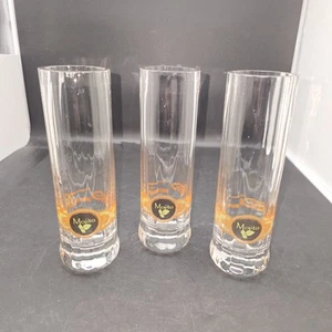 Daniel Justin Chase Cigar Band Tall Mojito Glasses x3- 8" Tall 16 fl. oz. - Picture 1 of 10
