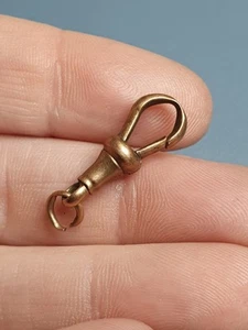 ANTIQUE VINTAGE 9CT ROSE GOLD LOBSTER CLASP 2.1g - Picture 1 of 5