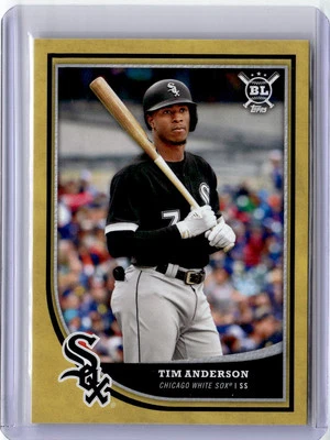 2018 Topps Big League #71 Tim Anderson Gold - Image 1 of 2