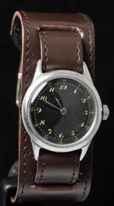 Waltham USA Military WWII Black Dial Men's Hand-Wind Vintage Watch -- working - Bild 1 von 15