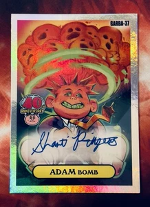 ADAM BOMB 2025 Topps Garbage Pail Kids 40th Anniversary Autograph Homage Garbahj - Picture 1 of 2