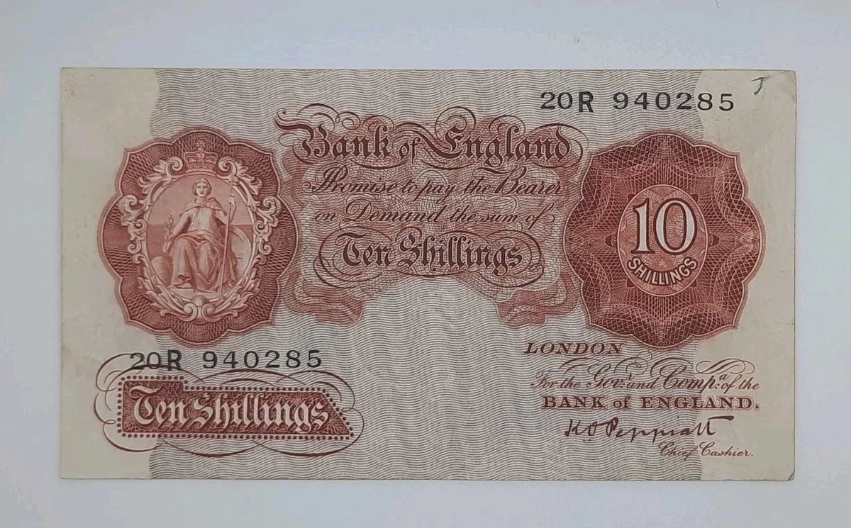 10 Shilling Note In Uk Paper Money for sale | eBay