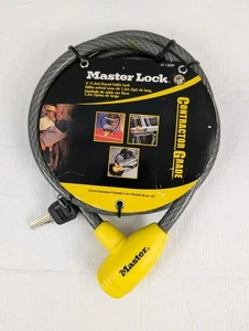 Master Lock 5 ft Keyed Cable Lock Contractor Grade #8113DPF NEW - Picture 1 of 7
