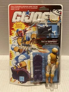 GI Joe Hasbro 3.75” Cobra Snow Serpent 1990 Open Accessories Sealed Figure - Picture 1 of 19