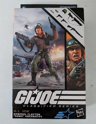 G.I. Figura de acción Joe Classified Series #103 General Clayton "Hawk" Abernathy Foto 1 de 4