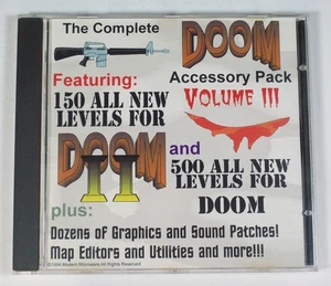 The Complete Doom Accessory Pack Volume III 1994 PC CDROM Modern Microware - Picture 1 of 8
