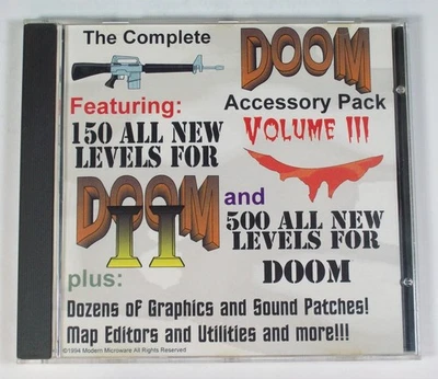 The Complete Doom Accessory Pack Volume III 1994 PC CDROM Modern Microware - Image 1 of 4