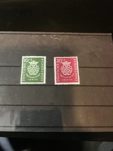 briefmarken bundespost 149-1950 michelnr 121 und 122 - Bild 1 von 2