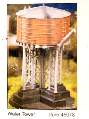 Bachmann Plasticville U.S.A. Water Tower Kit 45978 New Sealed - Image 1 of 3