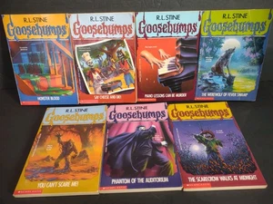 Lot Vtg Goosebumps Books #3,4,13,14,15,20,24 Monster Blood Say Cheese Scarecrow - Imagen 1 de 24