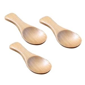 Cuchara de sal de madera 3 piezas cucharas condimento para niños mini cuchara - Imagen 1 de 12