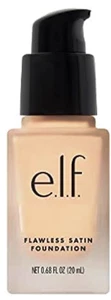 e.l.f. Base satinada impecable, nieve, 0,68 fl. oz. - Imagen 1 de 2
