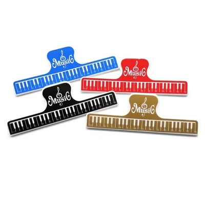 Professional Music Sheet Clip Music Page Holder Plastic Music Score Fixed Clip - Image 1 of 4