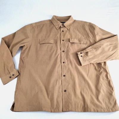 Chaqueta para hombre Van Heusen talla XL forrada con botones imitación gamuza bolsillos larga SL Foto 1 de 4