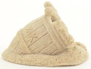 Sandskulptur Figur Anker & Fass Strandhaus Dekor 2" hoch Sammlerstück - Bild 1 von 8