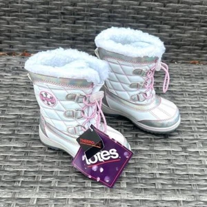 Totes Ernie Toddler Girls Waterproof Faux Fur Lined Snow Boots Size 7 - Picture 1 of 9