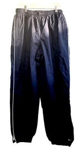 Nike Team Wear Warm-up Athletic Pants Men L Navy Nylon/Poly Zip Pockets Leg NWOT - Picture 1 of 15