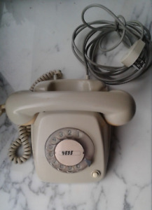 VINTAGE Bell ITT telephone cadran rotary dial - 1974 - Belgium
