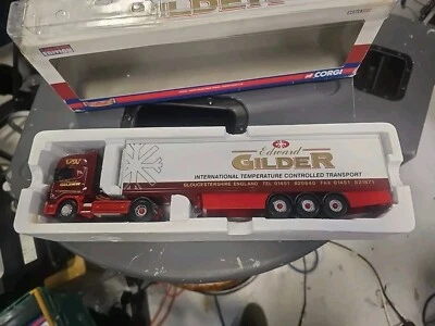 Corgi 1:50 Edward Gilder Scania And Fridge Trailer CC12933-Used. - Image 1 of 4