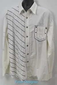 Pepe Jeans London shabby snap Shirt long sleeve top distressed Men's 3XL VTG NEW - Picture 1 of 8