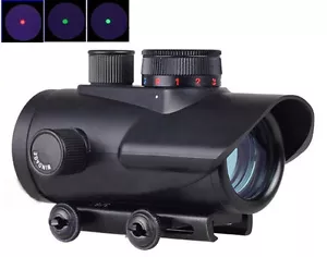 1x30 RGB mirino cannocchiale da puntamento fucile 3/8" integrato 20 mm avvistamento su rotaia - Foto 1 di 6