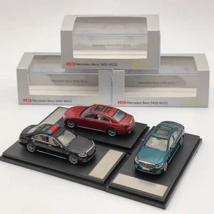 Master 1/64 Mercedes-Benz S450 W222 Diecast Toys Models Collection Gifts Police - Picture 1 of 15