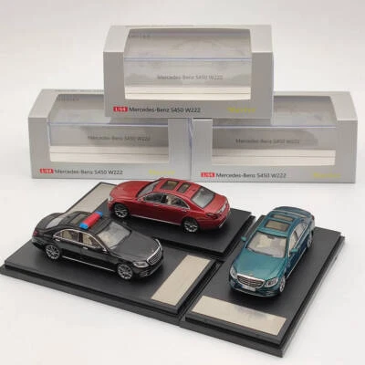Master 1/64 Mercedes-Benz S450 W222 Diecast Toys Models Collection Gifts Police - Immagine 1 di 4