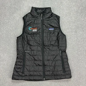 Patagonia Jacket Womens Small Black Nano Puff Insulated Gilet Vest Coat Lady - Picture 1 of 9