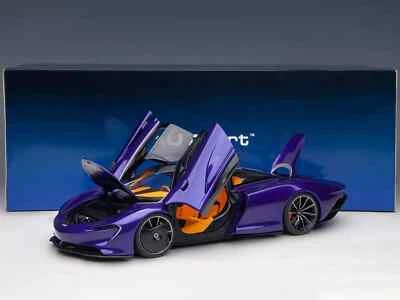 1/18 McLaren Speedtail (Lantana Purple) W/Suitcases Model Car By AUTOart 76089 - Image 1 of 4