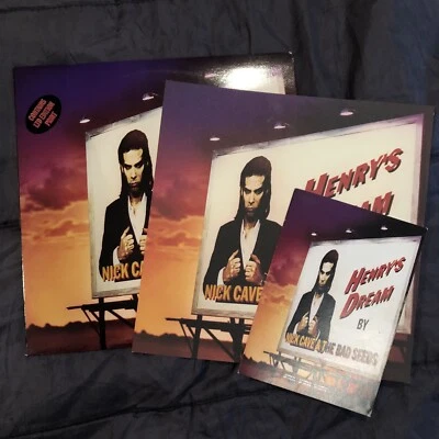 Original 1st 1992 Pressing Nick Cave & The Bad Seeds Henry’s Dream Vinyl + Print - Image 1 of 4