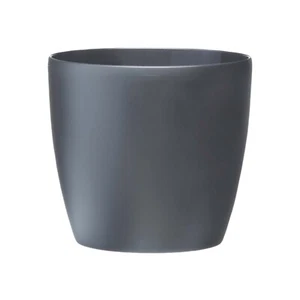 Vase Bruxelles Rond Wheels 40CM Anthracite elho - Photo 1/1