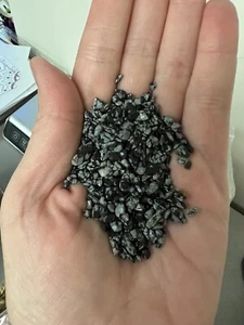 Tumbled Snowflake Obsidian Crystal Chips 6.5oz Gemstone Undrilled Natural Stones - Picture 1 of 2