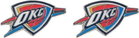 OKLAHOMA CITY THUNDER TEAM POST STUD EARRINGS Cover