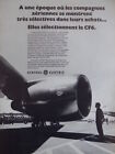 7 1977 Pub General Electric Cf6 Engine Airliner Original French Ad
