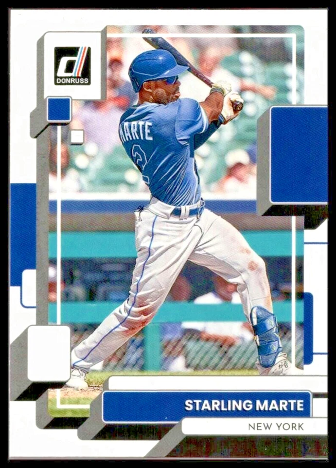 2022 DONRUSS #206 STARLING MARTE NEW YORK METS - Image 1 of 2