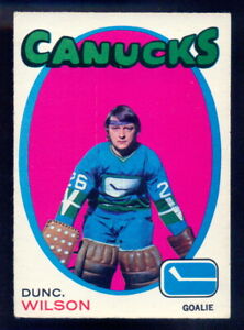 1971-72 OPC O PEE CHEE HOCKEY #24 Dunc Wilson Rookie EX-NM VANCOUVER CANUCKS RC
