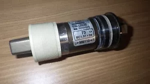 SHIMANO BB-UN25 SQUARE BOTTOM BRACKETS, NEW, 73MM X 110MM, ENGLISH - Picture 1 of 2