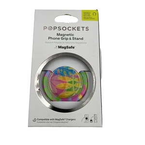 PopSockets Support de Poignée de Téléphone Magnétique avec MagSafe, Anneau Adaptateur Magnétique Inclus - Photo 1 sur 1