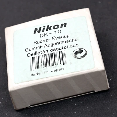 Nikon DK-10 Rubber Eyecup for F50, F70, D50, D70s, D80 & D200 Cameras - Mint! - Image 1 of 3
