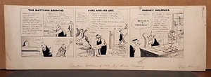 CARTOON FOLLIES OF 1926 Daily Comic Strip Original Art 12-3-1926 RUBE GOLDBERG - Picture 1 of 13