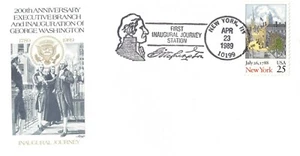 200TH ANNIVERSARY EXECUTIVE BRANCH AND INAUGURATION OF GEORGE WASHINGTON - Picture 1 of 2