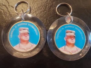STORMIN NORMAN General H. Norman Schwarzkopf Deluxe 2-1/2" Keychain - Picture 1 of 6