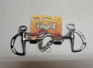 Kelly Silver Star Stainless steel SLOTTED KIMBERWICK SNAFFLE w/ 6" Mouth Chain - Picture 1 of 3
