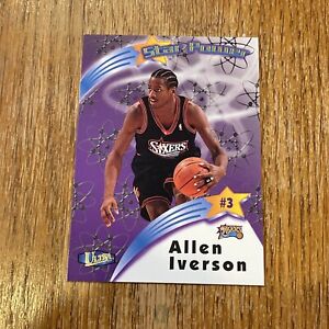 1997-98 Ultra Star Power #SP2 Allen Iverson Philadelphia 76ers Rare Insert HOF