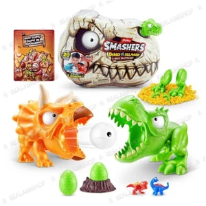 ZURU Smashers Dino Island T-Rex Battles 20+ sorprese per ragazzi, sabbia o melma - Foto 1 di 10